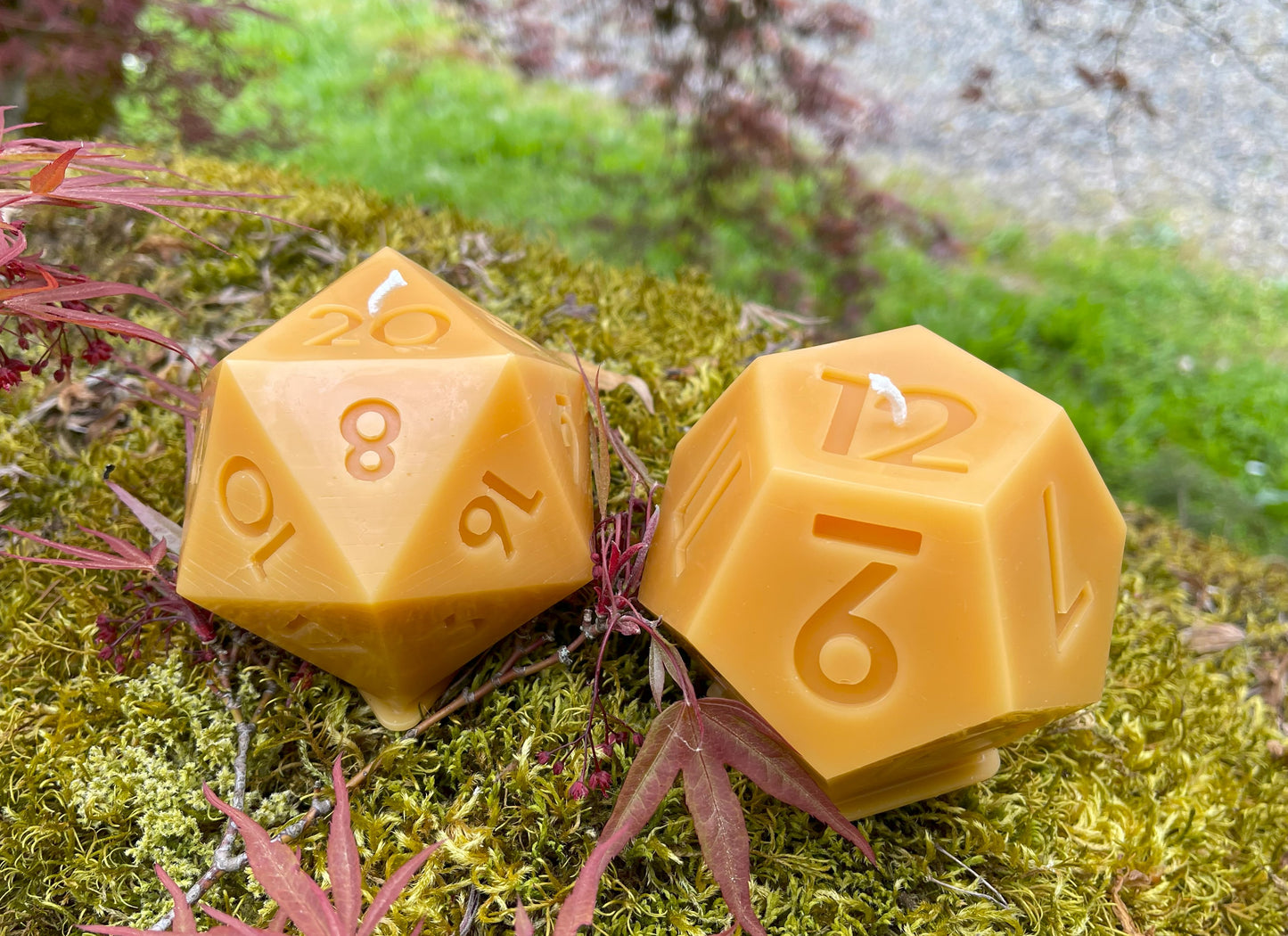 D12 and D20 Duo Candle Set