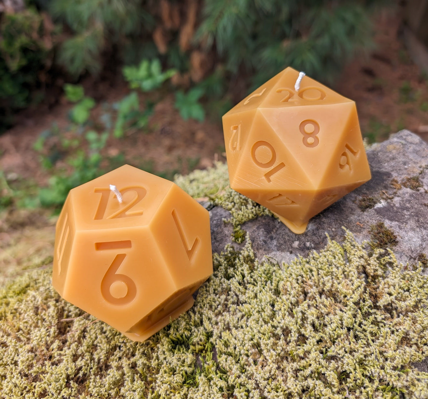 D12 and D20 Duo Candle Set