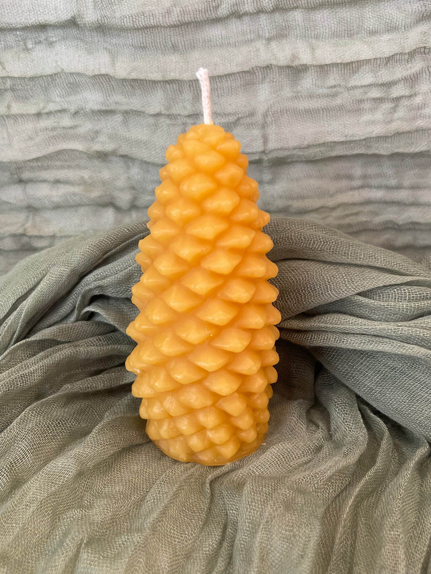 Tall Pinecone Candle