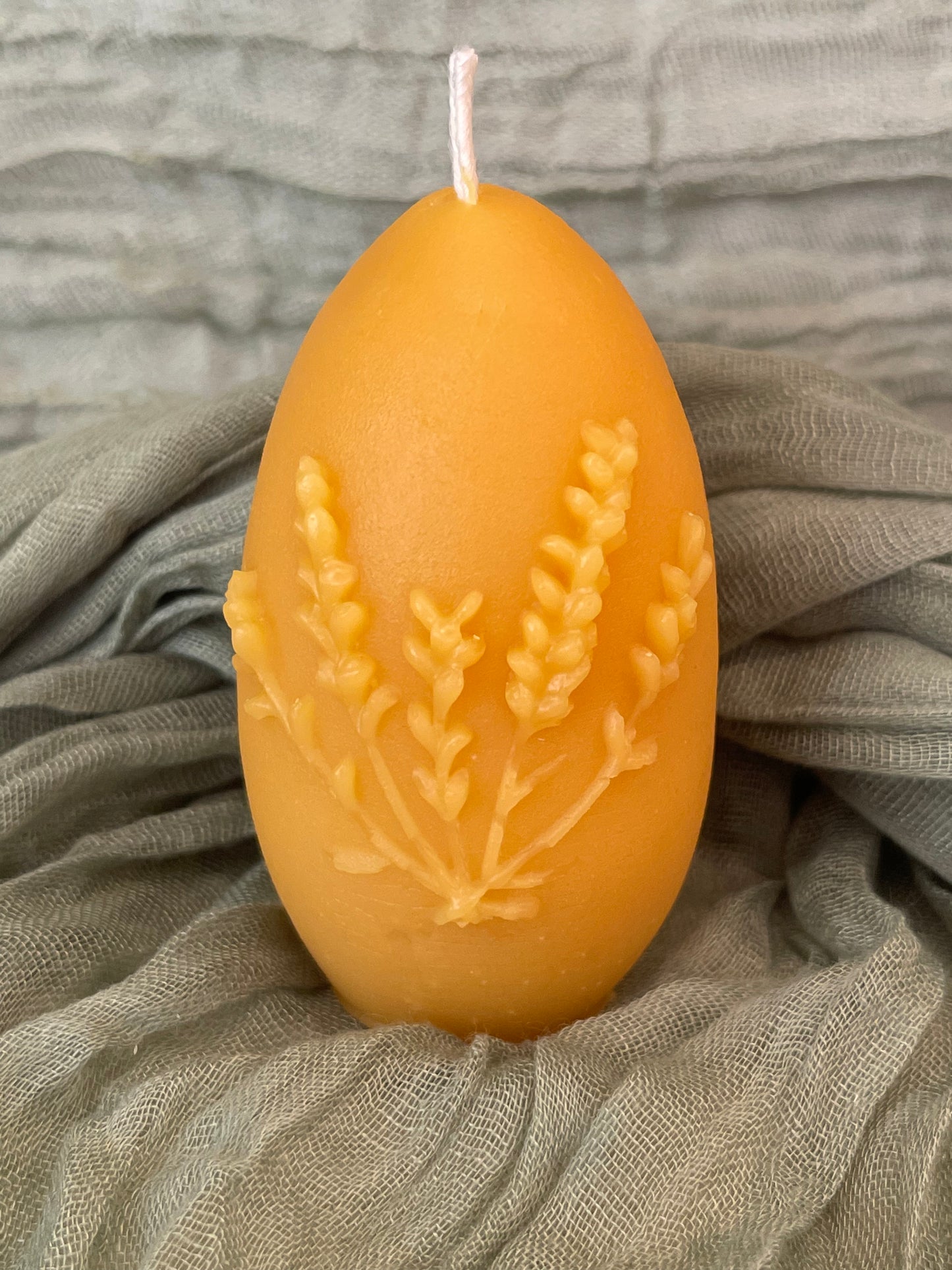 Lavender Egg Candle