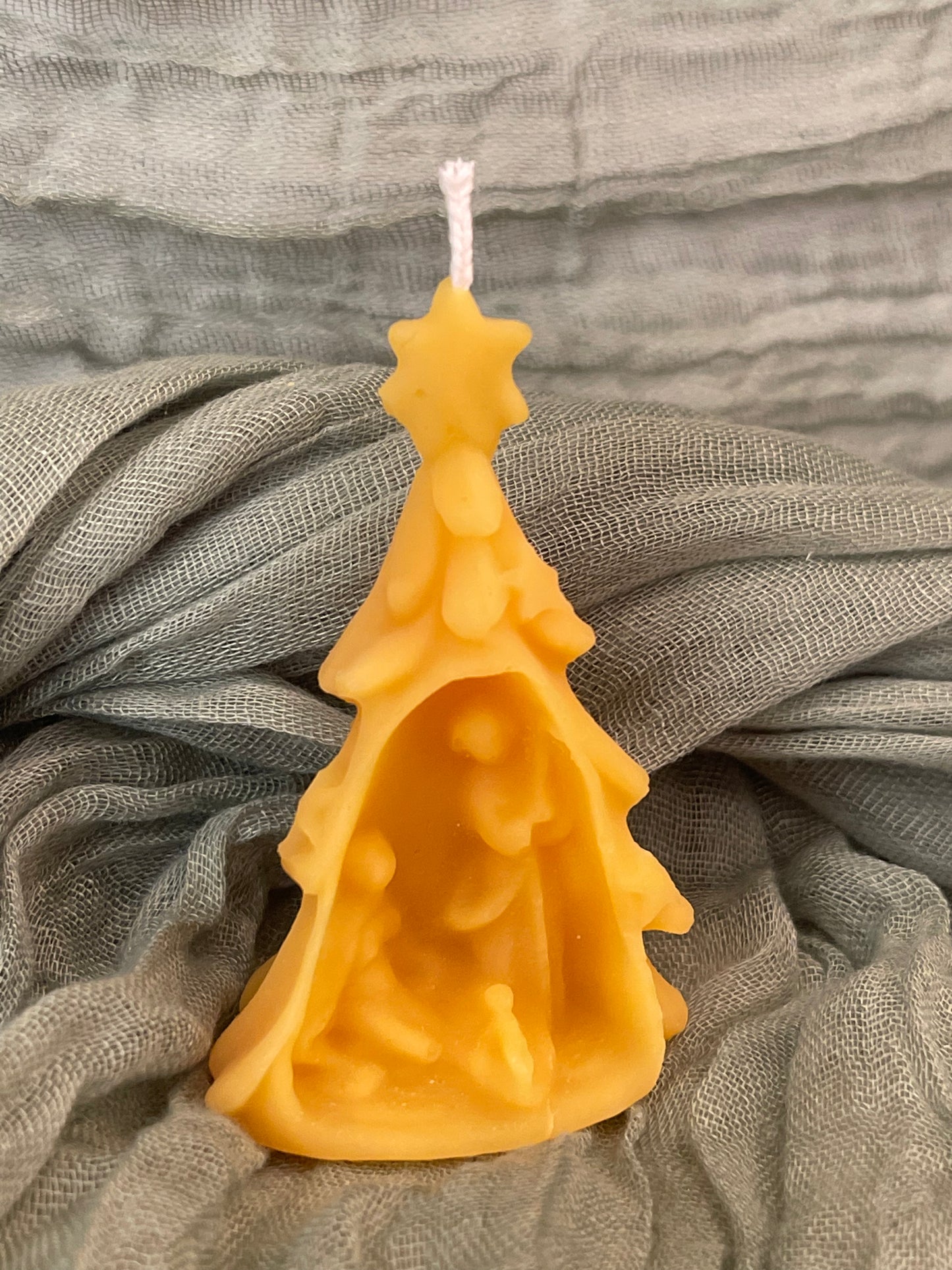 Nativity Tree Candle