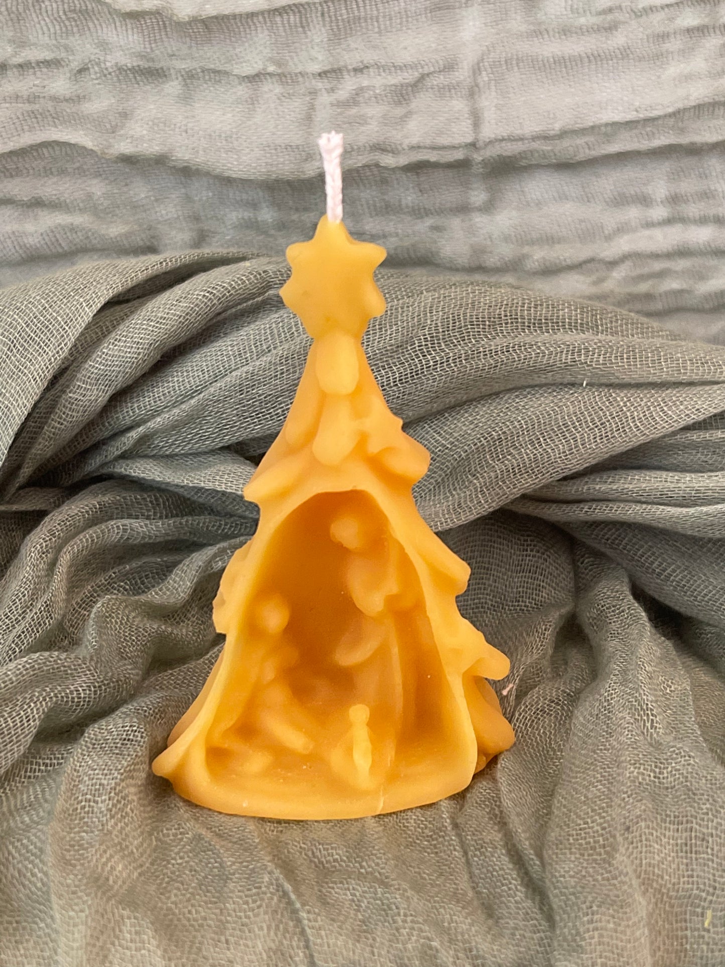 Nativity Tree Candle